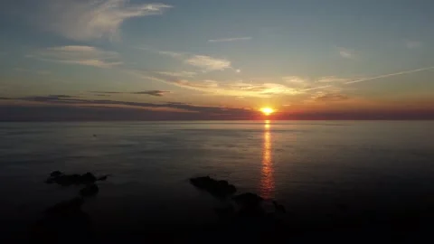 Ilfracombe Devon Sunset 스톡 동영상 155060690