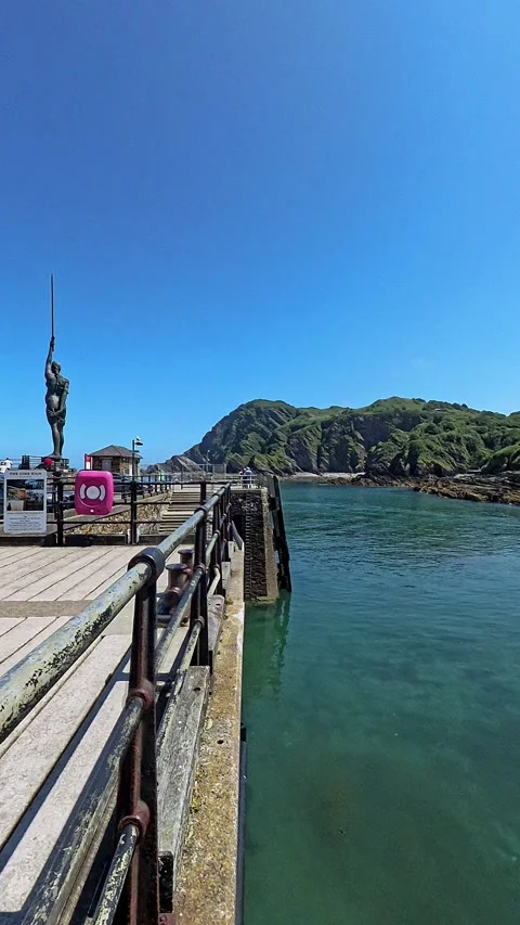 Ilfracombe harbour, North Devon Stock Footage 281107488
