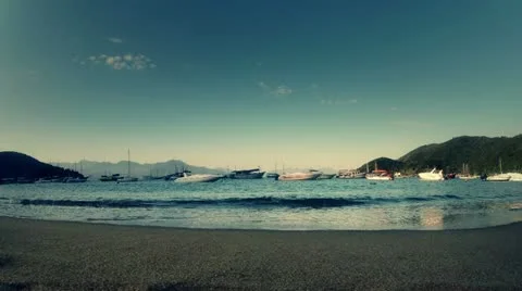 Ilha Grande / Timelapse. Stockbeeldmateriaal 12381347