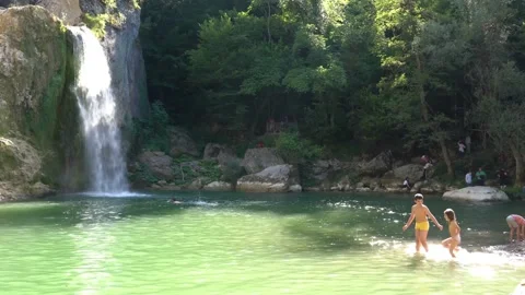 Ilica waterfall Stock Footage 135354513