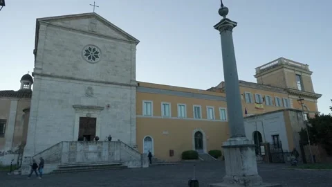 Illa attends a tribute to Catalan composer Domènec Terradellas in Rome, Roma, IT Stock Footage 318251302