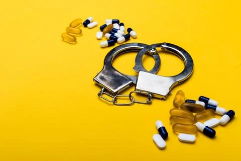 Illegal drug crisis concept Foto stock