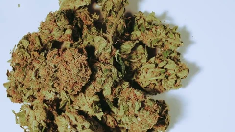 Illegal drugs on a table Stock Footage 79954906