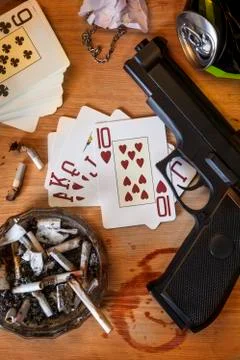 Illegal Gambling Den Photos