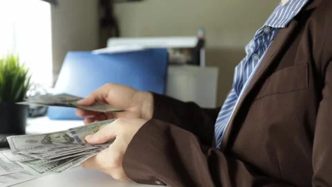 Illegal transaction, taking a bribe, corruption and bribery, financial crim.. Stock Footage 246965809