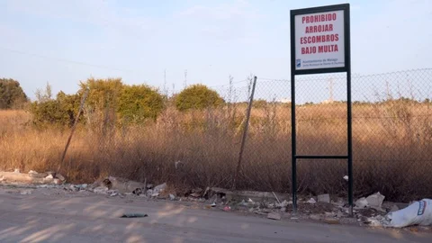 Illegal waste discharge Video stock 116070677