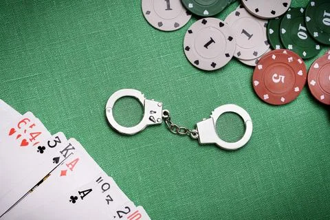 Illegality of gambling concept Stock-Fotos