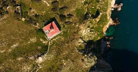 The illes medes at the sight of drone Stock Footage 108577665