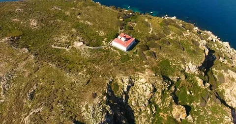 The illes medes at the sight of drone Stock Footage 108577683