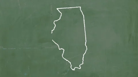Illinois Chalkboard Stock Footage 3762237