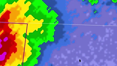 Illinois Severe thunderstorm with tornad... | Stock Video | Pond5