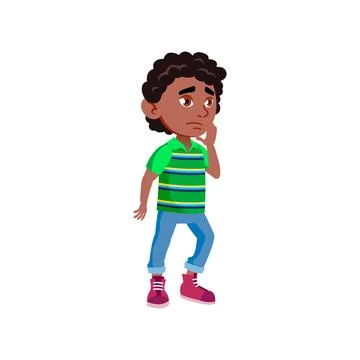 Illness boy with teeth disease going to stomatologist cartoon vector Stock Illustration