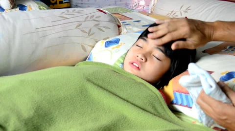 Illness child. Stock-Footage 46514596