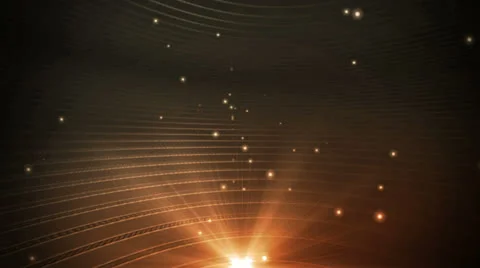 Illuminate Amber Orange Stock Footage 25972945