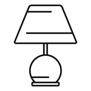 Illuminate torcher icon outline vector. Led floor texture Stock Illustration
