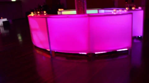 Illuminated bar Stock Footage 31691169