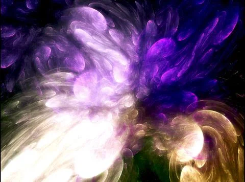 Illuminated blobs Stockillustratie