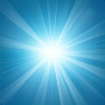 Illuminated Blue Light Background, Vector Illustration Stock-Illustration