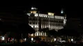Illuminated Carlton Hotel Cannes Croisette French Riviera Cote d'Azur Night HD Footage