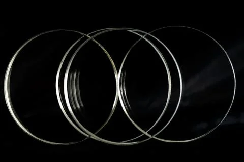 Illuminated circles Stock Photos