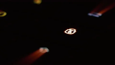 Illuminated computer locks digital wallets encryption Stock Footage 154970859