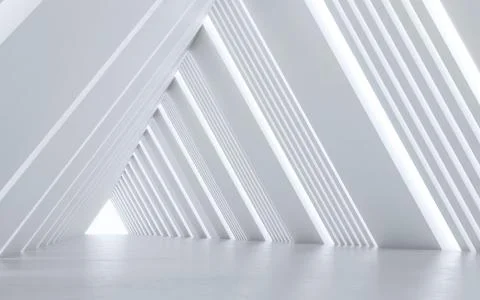 Illuminated corridor Stock Illustration