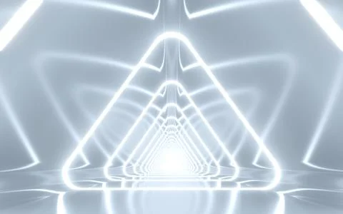 Illuminated corridor Stock Illustration