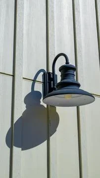 Illuminated decorative lighting elements on the exterior faade of the Red F.. Foto stock