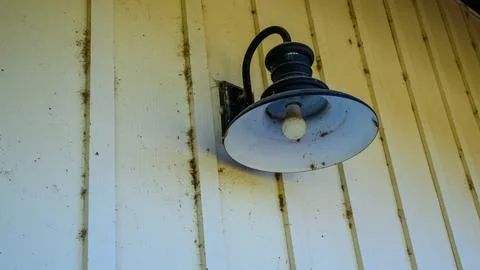 Illuminated decorative lighting elements on the exterior faade of the Red F.. Фото