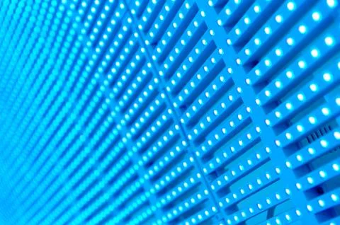 Illuminated dots panel Stock Photos