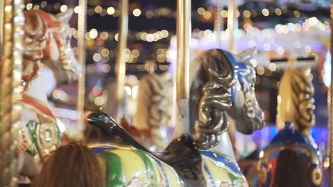 Illuminated Fair Attraction Stock-Footage 120879518