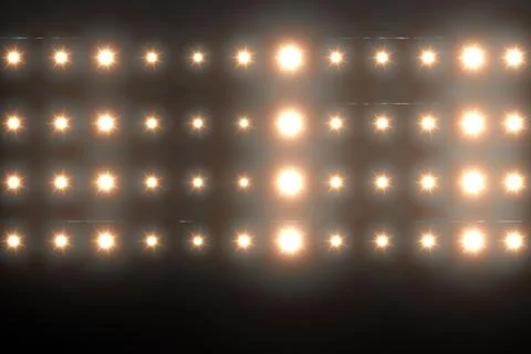 Illuminated floodlight at night Ilustração Stock