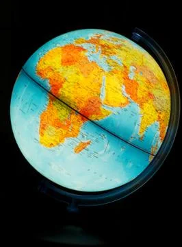 Illuminated globe Stock Photos