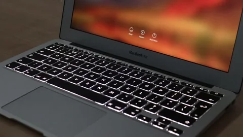 Illuminated Laptop Computer Keyboard Keys Stock Footage 241259505