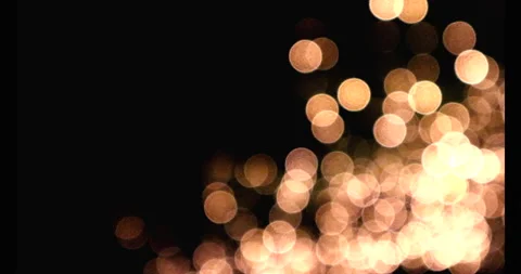 Illuminated lights blurred bokeh out of focus. Stock Footage 234447671