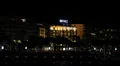 Illuminated Martinez Hotel Cannes Croisette French Riviera Cote d'Azur Night HD Footage