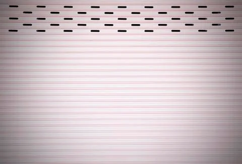 Illuminated  metallic roller shutter door Stock Illustration