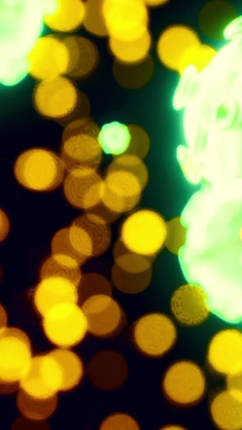 Illuminated micro world reveals vibrant cells in a stunning abstract display Stock Footage 317759888