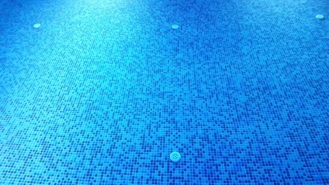 Illuminated Outdoor Pool at Night. Stock Footage 303600705