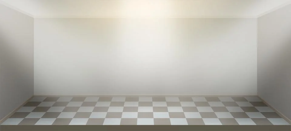 Illuminated realistic studio checkered background Иллюстрация