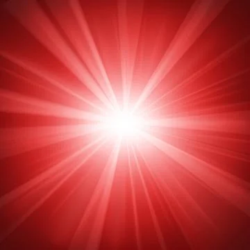 Illuminated Red Light Background, Vector Illustration Illustrazione stock