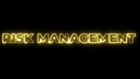 Illuminated Risk Management Concept Stock Footage 311447523