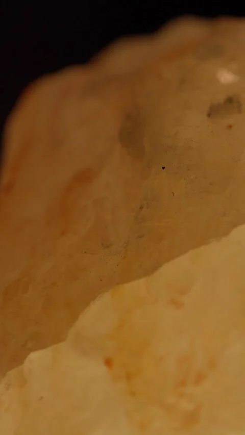 Illuminated Salt Stone Macro Texture 動画素材 345424510