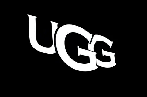 Illuminated UGG logo Foto stock
