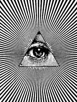 Illuminati Symbol Stock-Illustration