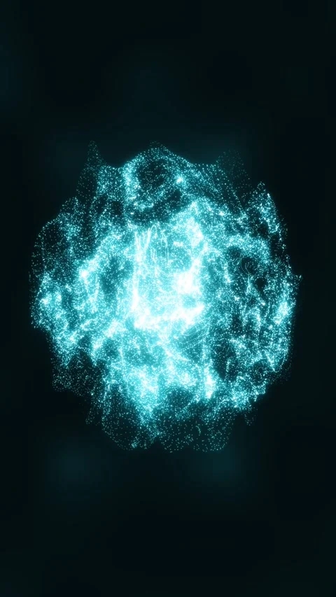 Illuminating particles form captivating patterns Stock Footage 315778924