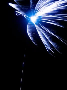 Illuminating rocket Stock Photos