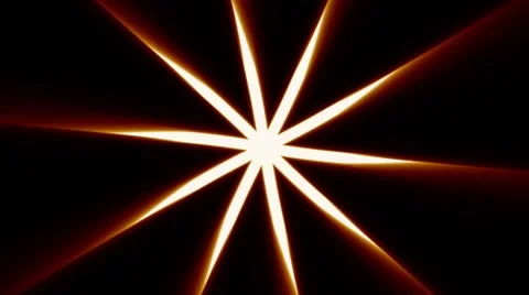 Illuminating star rotating Stock Footage 8685953