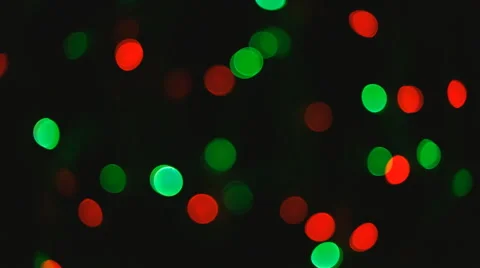 Illumination on a black background colorful lights Stock Footage 44763861