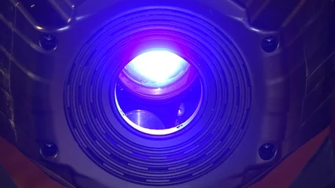 The illumination of the scene is blue Stock Footage 86823382